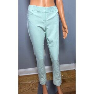 EXPRESS Columnist Pants Womens 2 Regular Mint Green Dress Work Skinny Ankle NWT